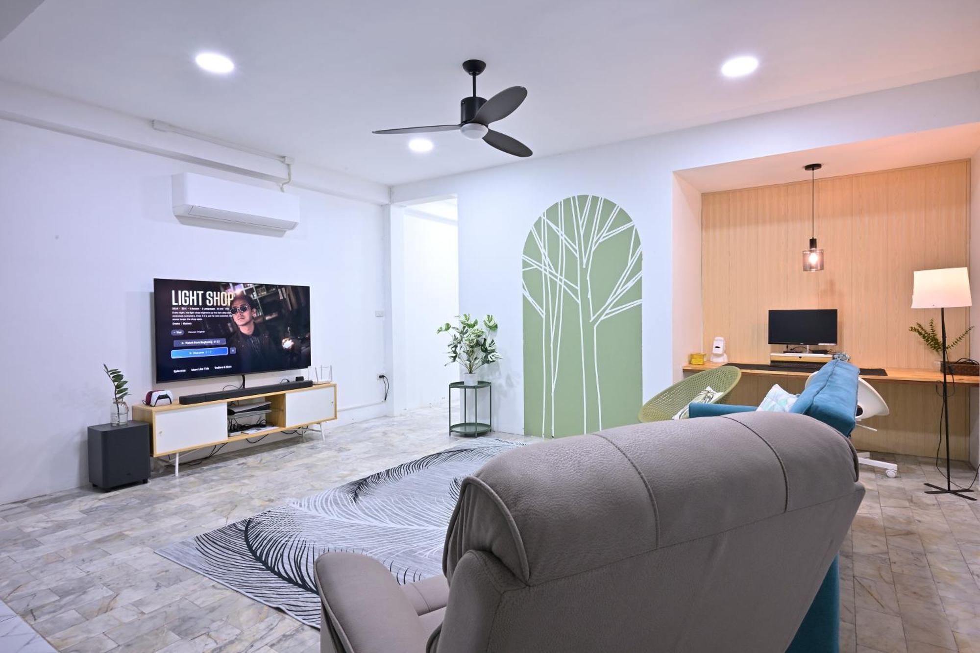 Apartment Eco-friendly House Near Street Food Quiet Area
